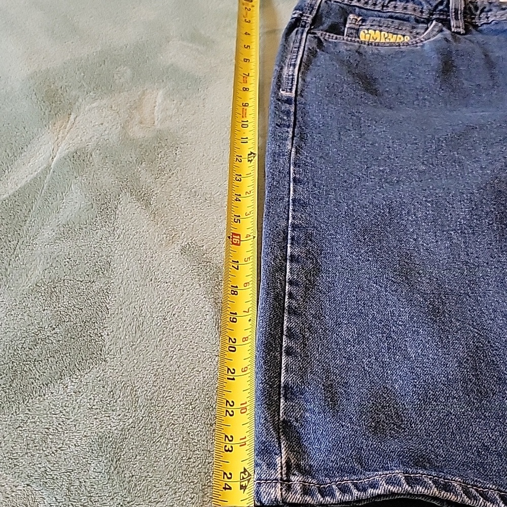 Empyre Men’s Ultra Loose Blue Denim Jean Shorts Size 30 - Picture 7 of 8